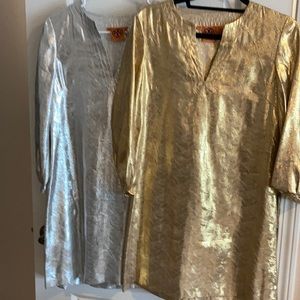 Tory Burch (2) silky tunic or mini dress-size 6